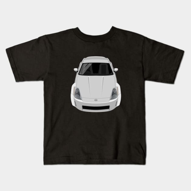 Fairlady 350Z Z33 2002-2008 - Silver Kids T-Shirt by jdmart